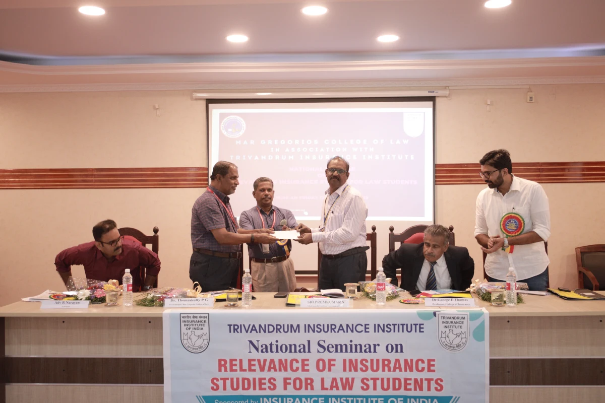 Token of appreciation presented during the event