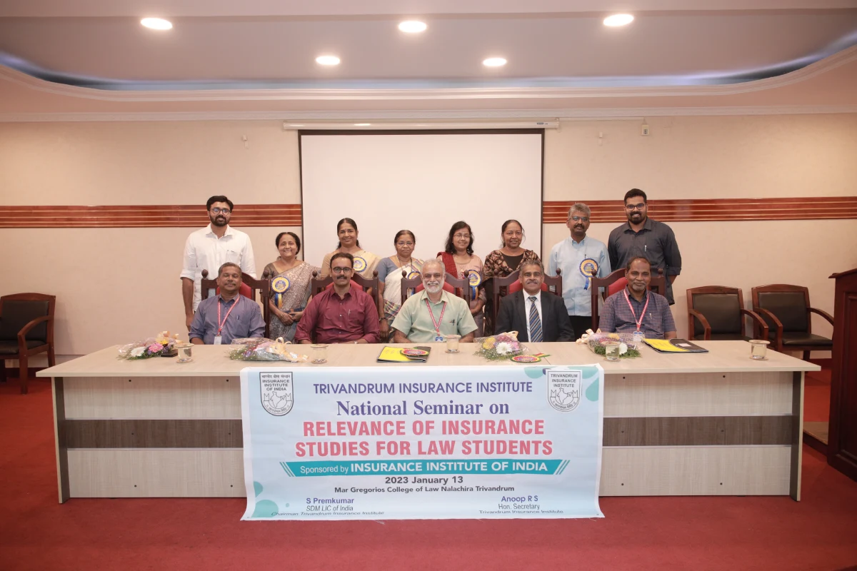 Insurance law and consumer protection seminar at Mar Gregorios College of Law Nalanchira