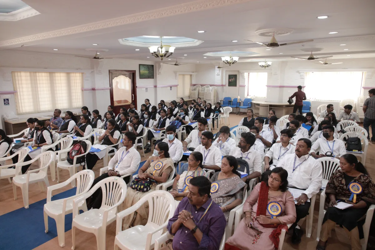 Students attending an insurance awareness programme
